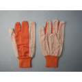 5 + 7oz PVC Dotted Drill Cotton Working Glove-2205